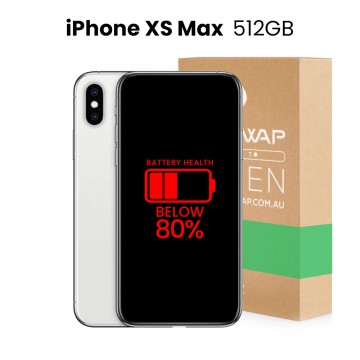 Apple Used Fully Functional iPhone XS Max 512GB Below 80% Battery Health - Grade C (Acceptable)