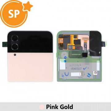 Samsung Galaxy Z Flip4 F721B Outer OLED Screen Replacement GH97-27947C (Service Pack)-Pink Gold