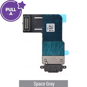 Charging Port with Flex Cable for iPad Air 11 (2024) / (2025 )-Space Gray (PULL-A)