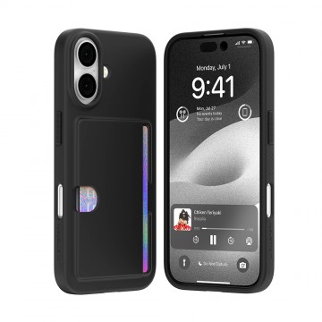 iPhone 16 Mercury Goospery Rail 2 Card Holder Case Cover 