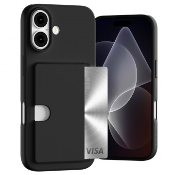 iPhone 17 Mercury Goospery Rail 2 Card Holder Case Cover 