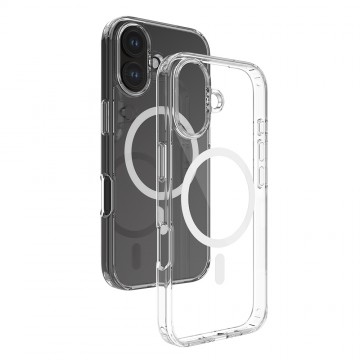 REDEFINE Ice-transparent Anti-fall Case Cover With Magnetic Ring for iPhone 13 Pro Max