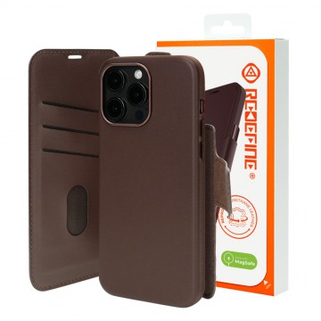 iPhone 15 Pro Max REDEFINE Folio Urbain Leather Detachable Wallet Case With Magnetic Ring 