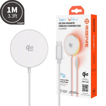 REDEFYNE Qi2.2 25W Magnetic Wireless Charging Pad - Silver