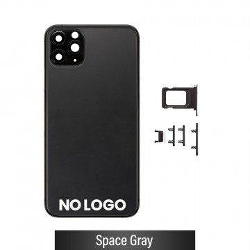Rear Housing for iPhone 11 Pro Max (NO LOGO)-Space Gray