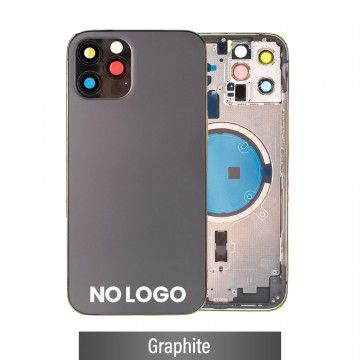 Rear Housing for iPhone 12 Pro (NO LOGO)-Black