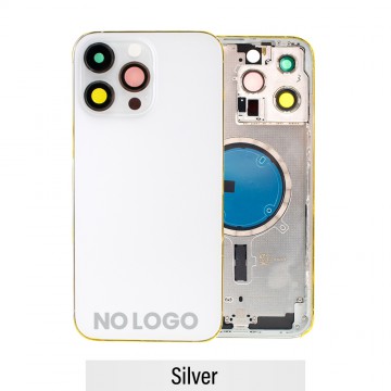 Rear Housing for iPhone 14 Pro Max (NO LOGO)-Silver