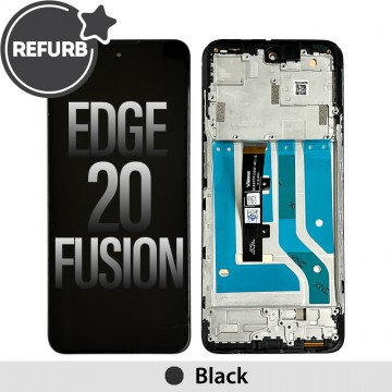 OLED Screen Replacement with Frame for Motorola Edge 20 Lite / Edge 20 Fusion (REFURB)