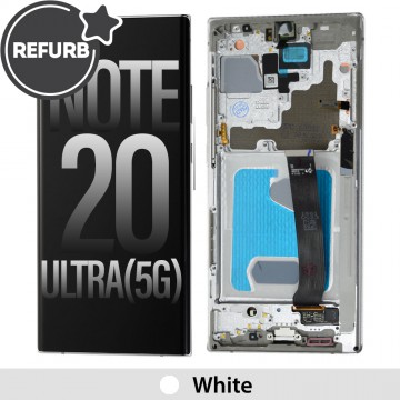 Samsung Galaxy Note 20 Ultra / 5G (N985/986) REFURB OLED Screen Replacement-White