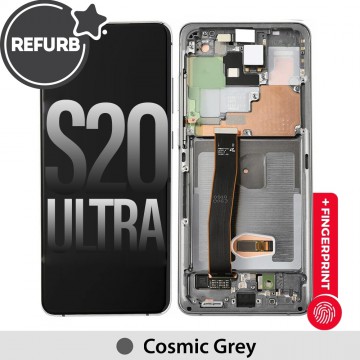 REFURB OLED Screen Replacement for Samsung Galaxy S20 Ultra G988B-Cosmic Grey