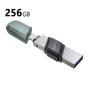 SanDisk 256GB iXpand Flash Drive Flip (SDIX90N-256G)