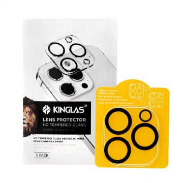 Kinglas 3D Silk Printing Camera Lens Protector Film for iPhone 13 Pro / 13 Pro Max