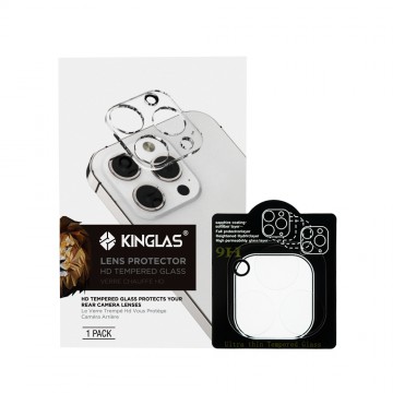 Kinglas 3D Transparent Camera Lens Protector Film for iPhone 13 Pro / 13 Pro Max