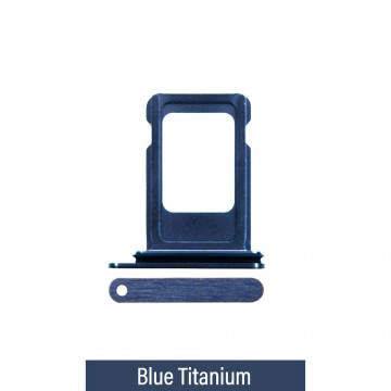 Single SIM Card Tray for iPhone 15 Pro / 15 Pro Max-Blue Titanium