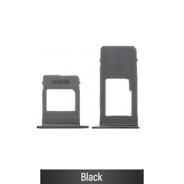 Single SIM Card Tray for Samsung Galaxy A7 (2017) A720F-Black