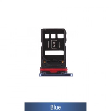 Dual SIM Card Tray for Huawei Mate 20 Pro-Blue