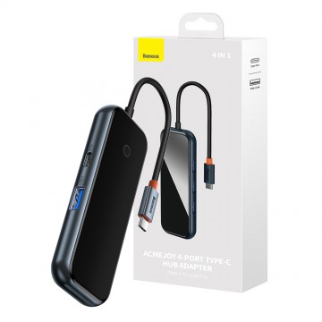 Baseus AcmeJoy 4-Port Type-C HUB Adapter (Type-C to USB3.0*4)