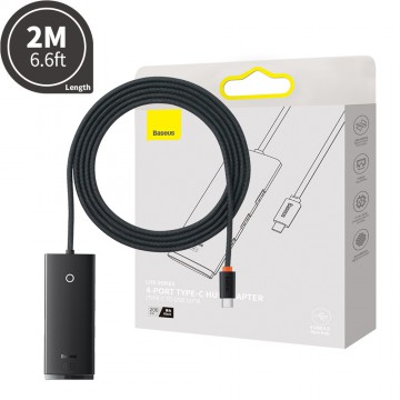 Baseus Lite Series 4-Port Type-C HUB Adapter 2m (Type-C to USB 3.0*4 )