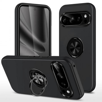 Magnetic Ring Holder Shockproof Case Cover for Google Pixel 10 / 10 Pro