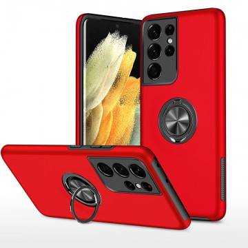 Magnetic Ring Holder Shockproof Case Cover for Samsung Galaxy S21 Ultra