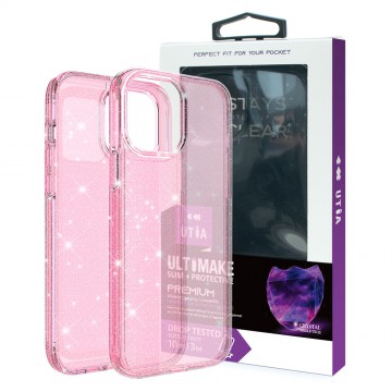 iPhone 15 Pro Max UTIA Ultimake Glitter Shockproof Case Cover